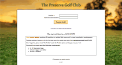 Desktop Screenshot of preserve.chelseareservations.com
