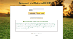 Desktop Screenshot of ironoaks.chelseareservations.com