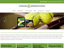 Tablet Screenshot of chelseareservations.com